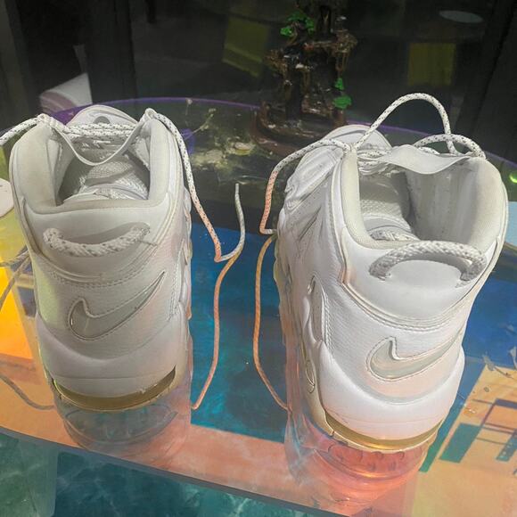 Nike air more uptempo Triple White - Picture 2 of 6